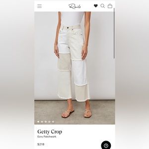 Rails high Rise Cropped Wide Leg size 24